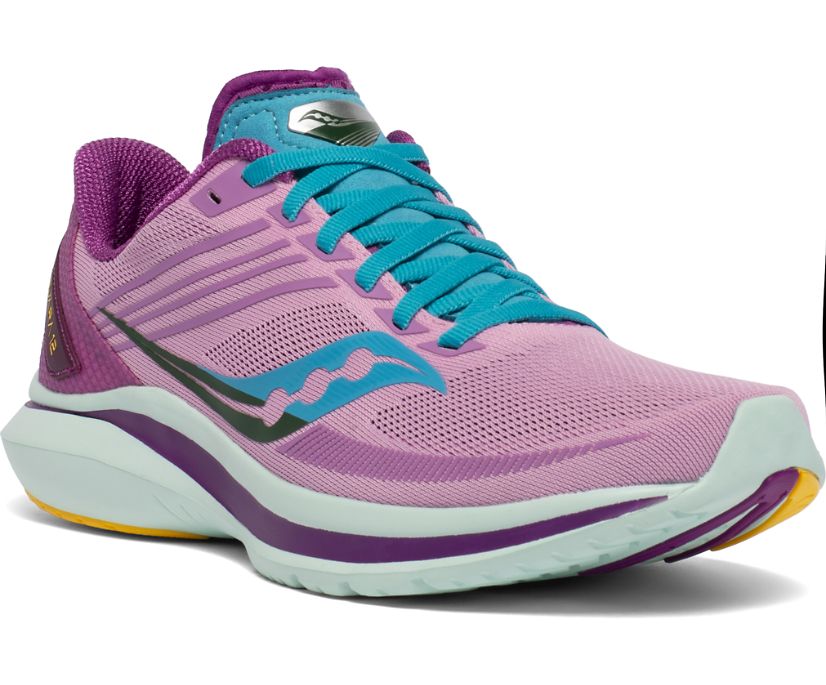 Saucony Kinvara 12 Women's Running Shoes Pink / Blue | Canada 171GSOL